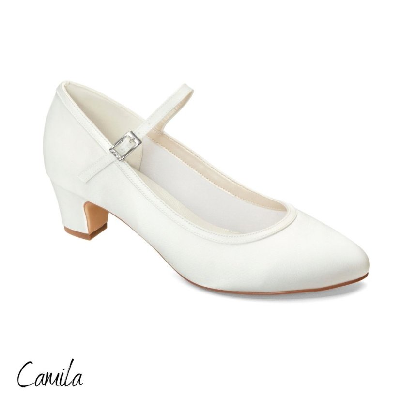 Svatební boty Camila - Velikost: 42, Výška podpatku: 4,7 cm