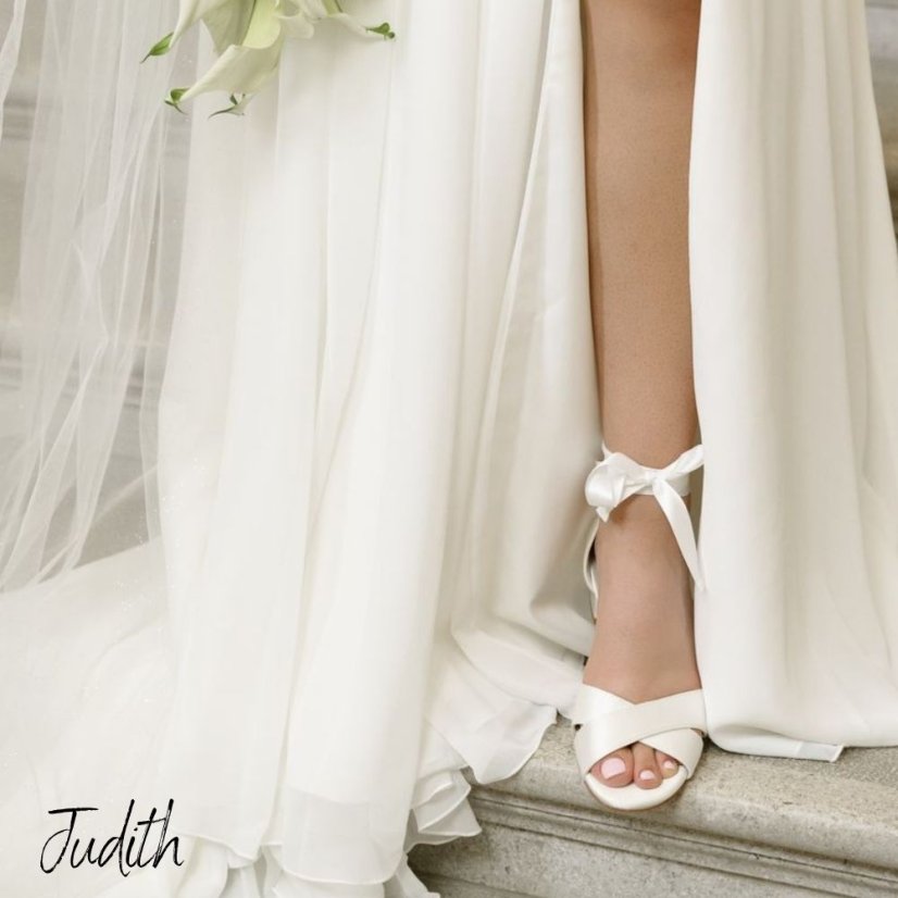 Svatební boty Judith - Velikost: 39, Výška podpatku: 3,3 cm