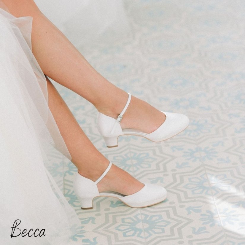 Svatební boty Becca - Velikost: 39, Výška podpatku: 4,6 cm