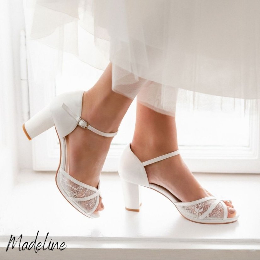 Svatební boty Madeline - Velikost: 39, Výška podpatku: 7,3 cm