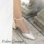 Svatební boty Madison Champagne - Velikost: 36, Výška podpatku: 6 cm