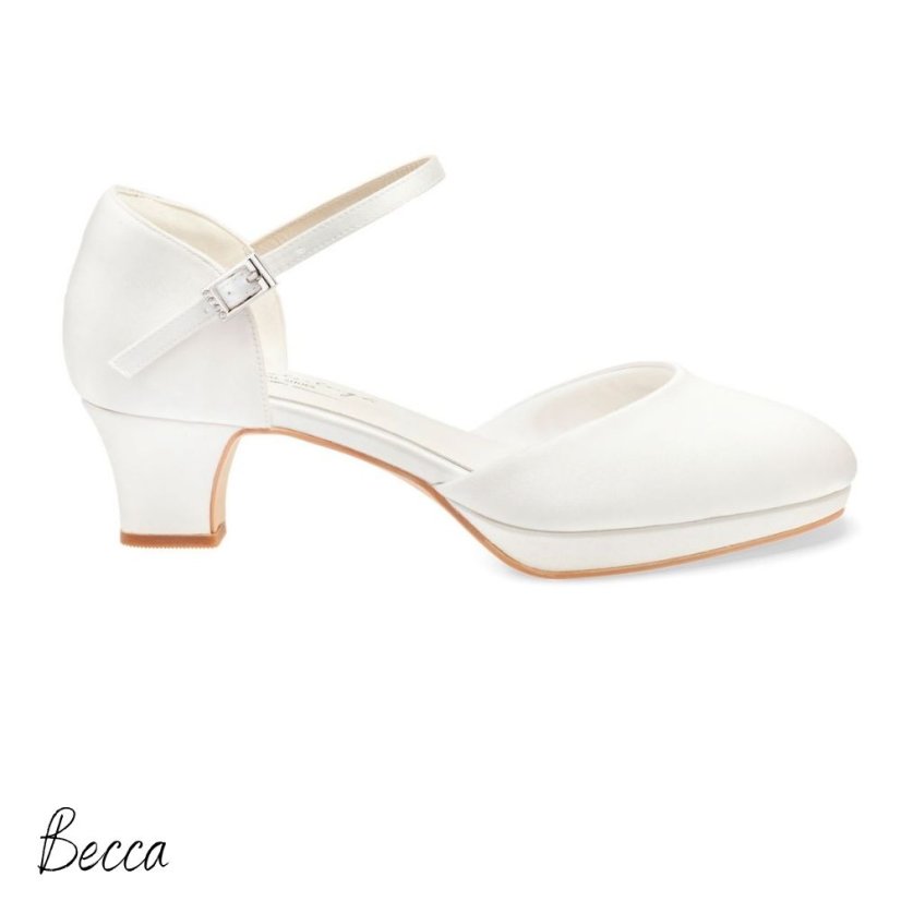 Svatební boty Becca - Velikost: 39, Výška podpatku: 4,6 cm